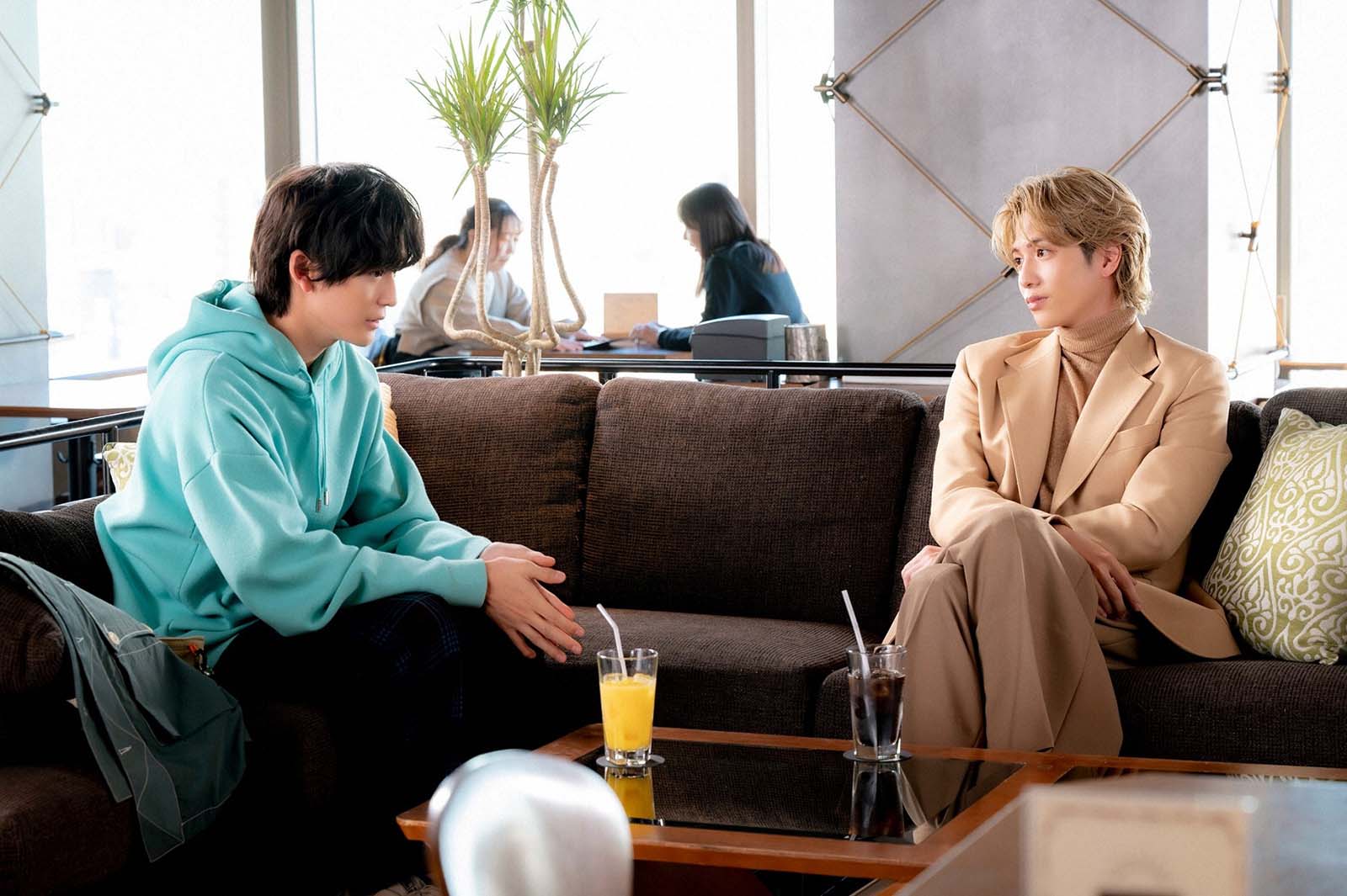 高橋文哉、志尊淳「フェルマーの料理」第3話より（C）TBS