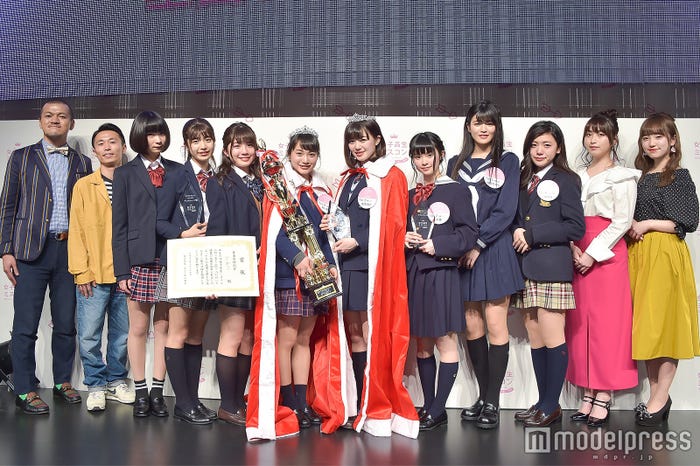 「女子高生ミスコン2017-2018」 (C)モデルプレス