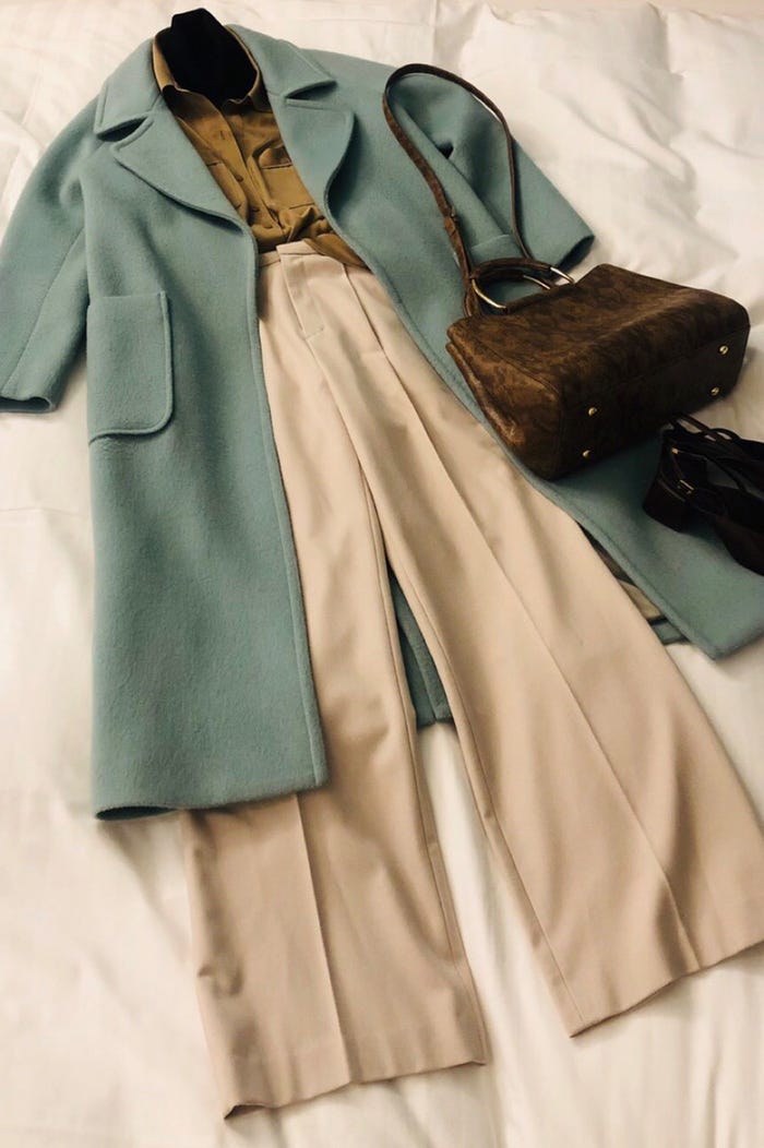 ユリカのオフィスコーデ/提供写真