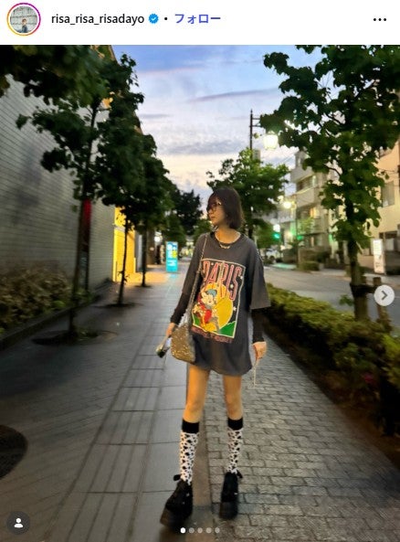 新垣里沙Instagramより