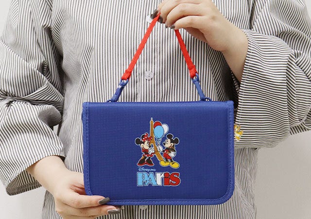 ムック本　ムック　付録　人気　おすすめ　オススメ　宝島社　宝島　レビュー　便利　優秀　当たり　最高　2023　ディズニーランド・パリ　マルチケース　ディズニー付録　ディズニーグッズ　ディズニー　サイズ　コンパクト