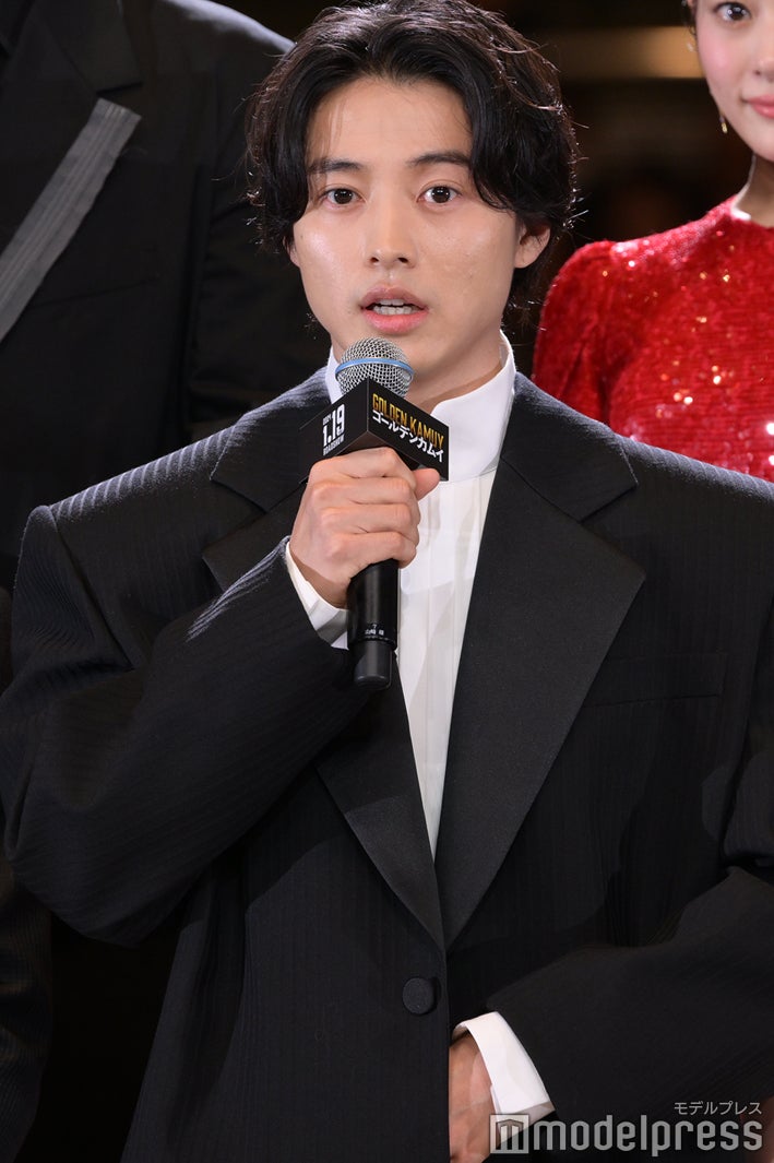 山崎賢人／「ゴールデンカムイ」完成披露舞台挨拶（C）モデルプレス