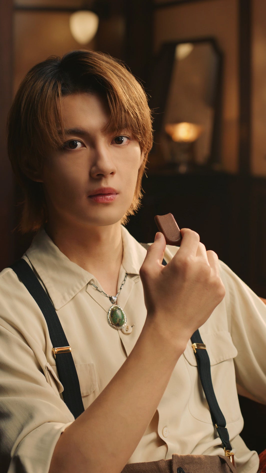 佐野勇斗／「明治 生のとき」縦型WEB CM 生のとき　「余韻」篇より（提供写真）
