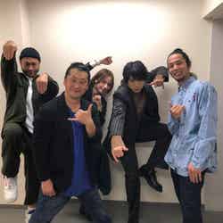 （左から）J.Speaks、坂本浩一監督、宮島咲良、山田裕貴、Taiga（C）MBS