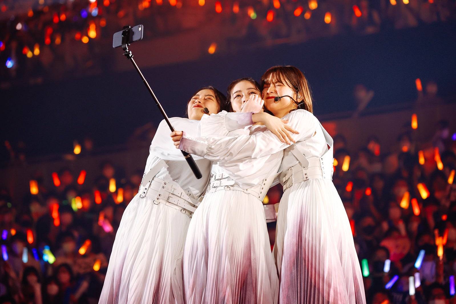 遠藤光莉、齋藤冬優花、渡邉理佐／撮影：上山陽介