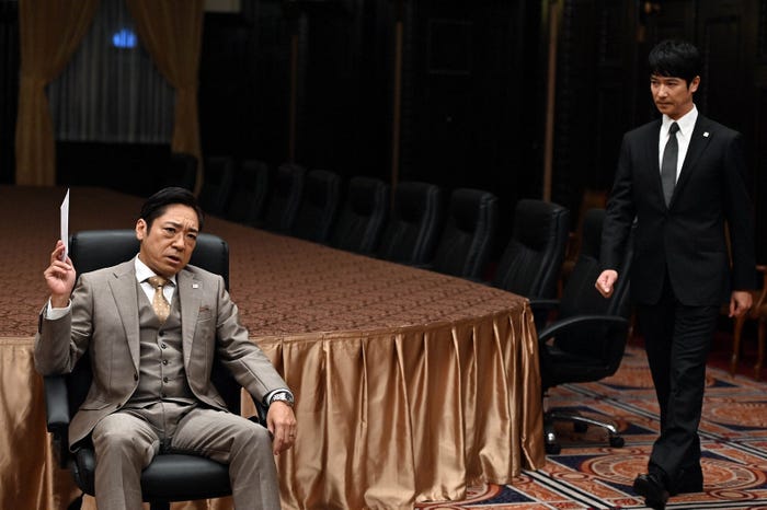 香川照之、堺雅人/「半沢直樹」最終話より(C)TBS