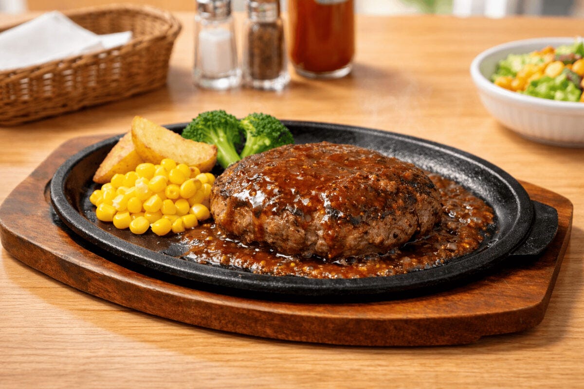 洋食店のハンバーグのイメージ