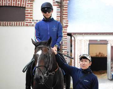 【ジャックルマロワ賞】シックスペンスは「想像以上に順調」と田中博師 シュトラウス1番枠に武井師は安ど
