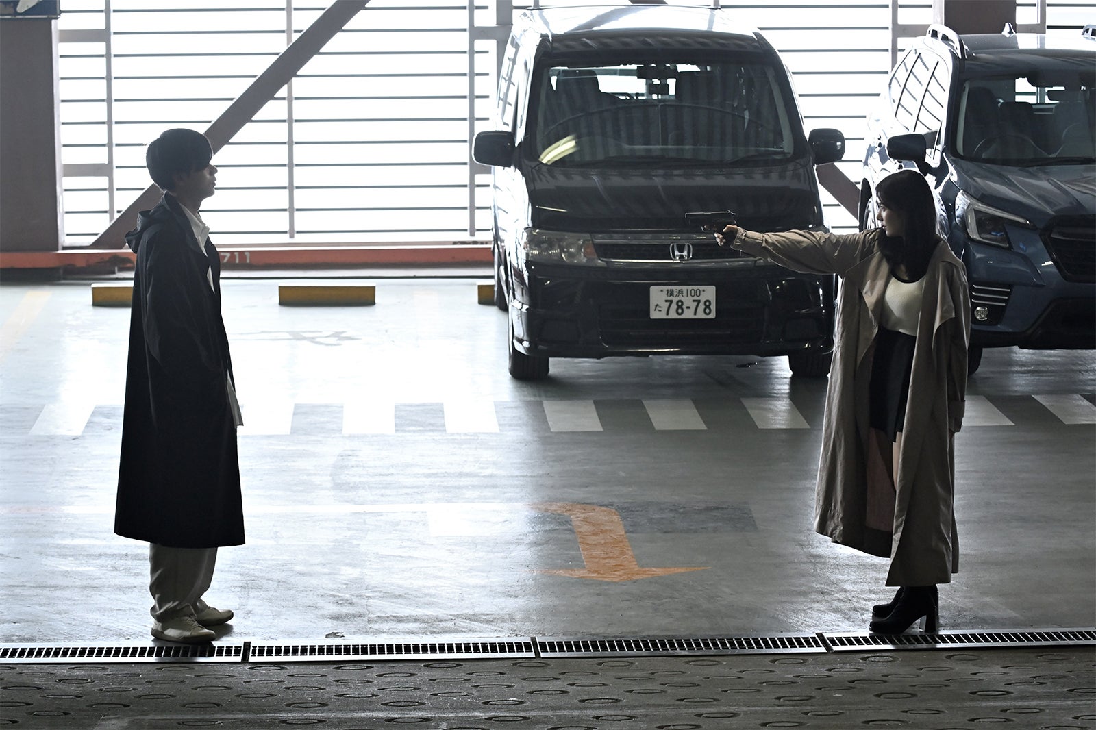 成田凌、クォン・ウンビ（C）2024「スマホを落としただけなのに最終章」製作委員会