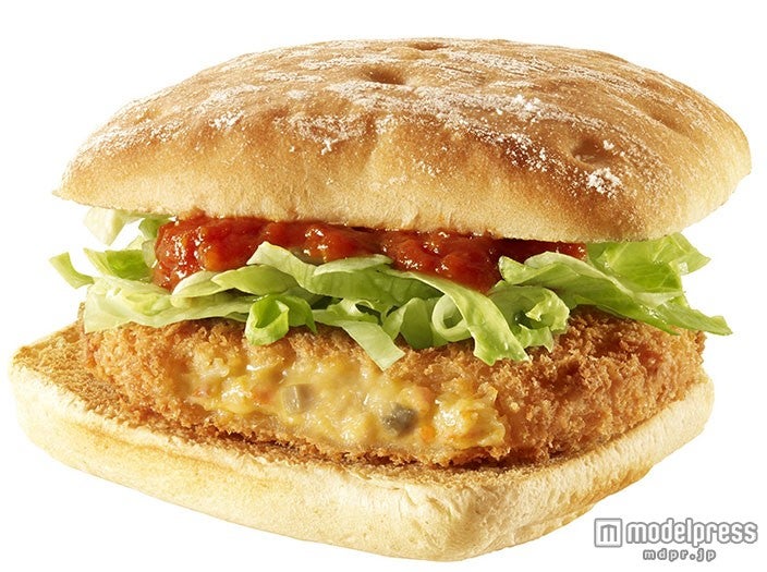 「かにコロッケバーガー」