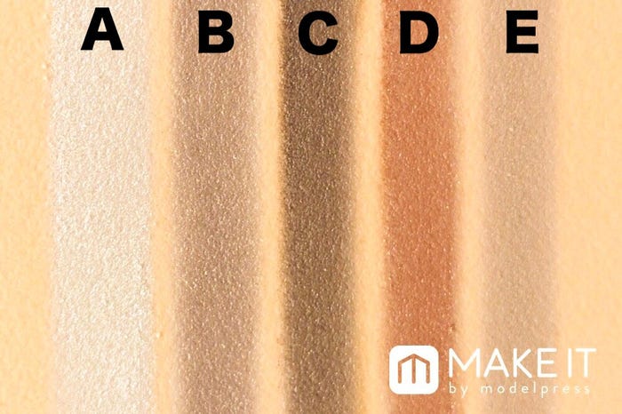 KATE/ブラウンシェードアイズN/BR-4 カッパー スウォッチ (C)メイクイット