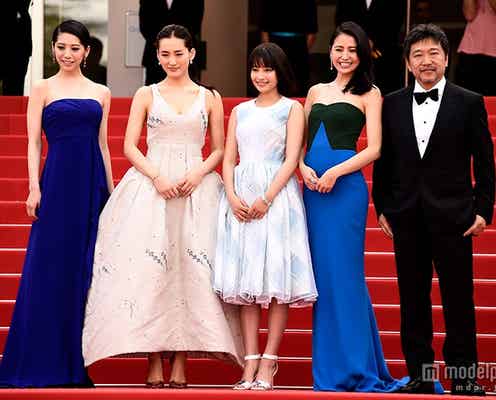 綾瀬はるか・長澤まさみ・夏帆・広瀬すずの“四姉妹”が「カンヌ国際映画祭」へ 華やかドレスで美の競演