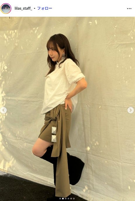幾田りらstaff公式Instagramより