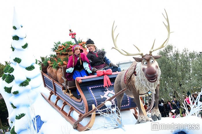 アナとクリストフ/「フローズンファンタジーパレード」(C)モデルプレス