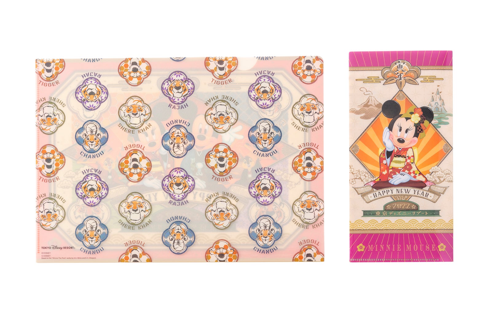 クリアホルダーセット500円（C）Disney