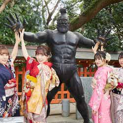 （左から）武田智加、坂本りの、田中伊桜莉、村上和叶（C）Mercury