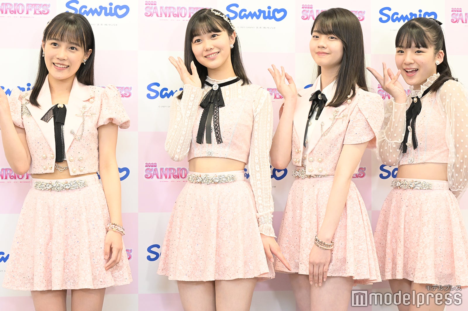 河西結心、八木栞、福田真琳、豫風瑠乃（C）モデルプレス