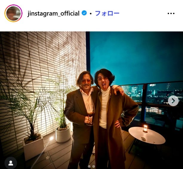 赤西仁Instagramより