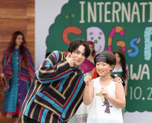 山下幸輝・「今日好き」米澤りあら、キッズモデルとランウェイ オリエンタルファッション着こなす【SDGs FES】