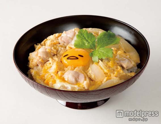 「親子かも丼」1,100円（税抜き）画像提供：サンリオ