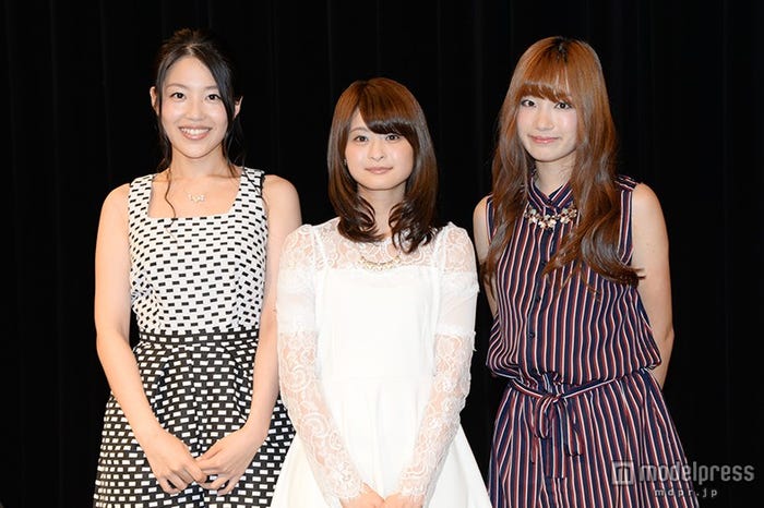 (左から)桑原みずき、小木曽汐莉、矢神久美