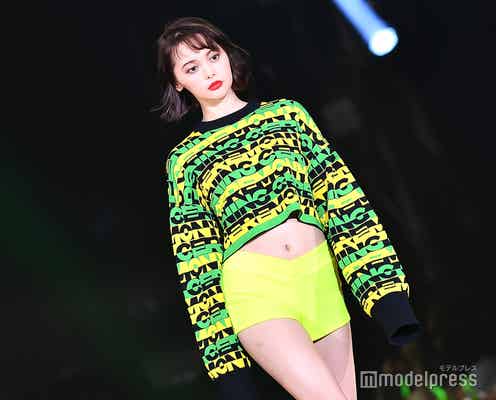 玉城ティナ、へそ出し&美脚見せ 抜群スタイルにうっとり<TGC富山2018>