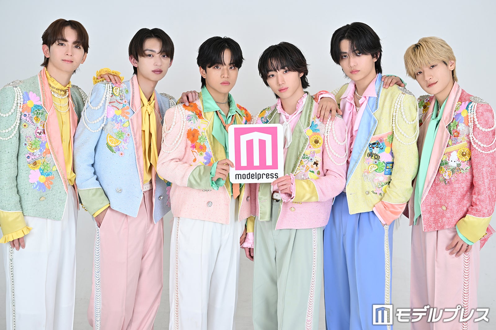 Lienel／高岡ミロ、近藤駿太、武田創世、森田璃空、高桑真之、芳賀柊斗（C）モデルプレス