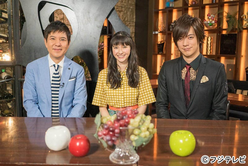 （左から）関根勤、市川紗椰、DAIGO（C）フジテレビ