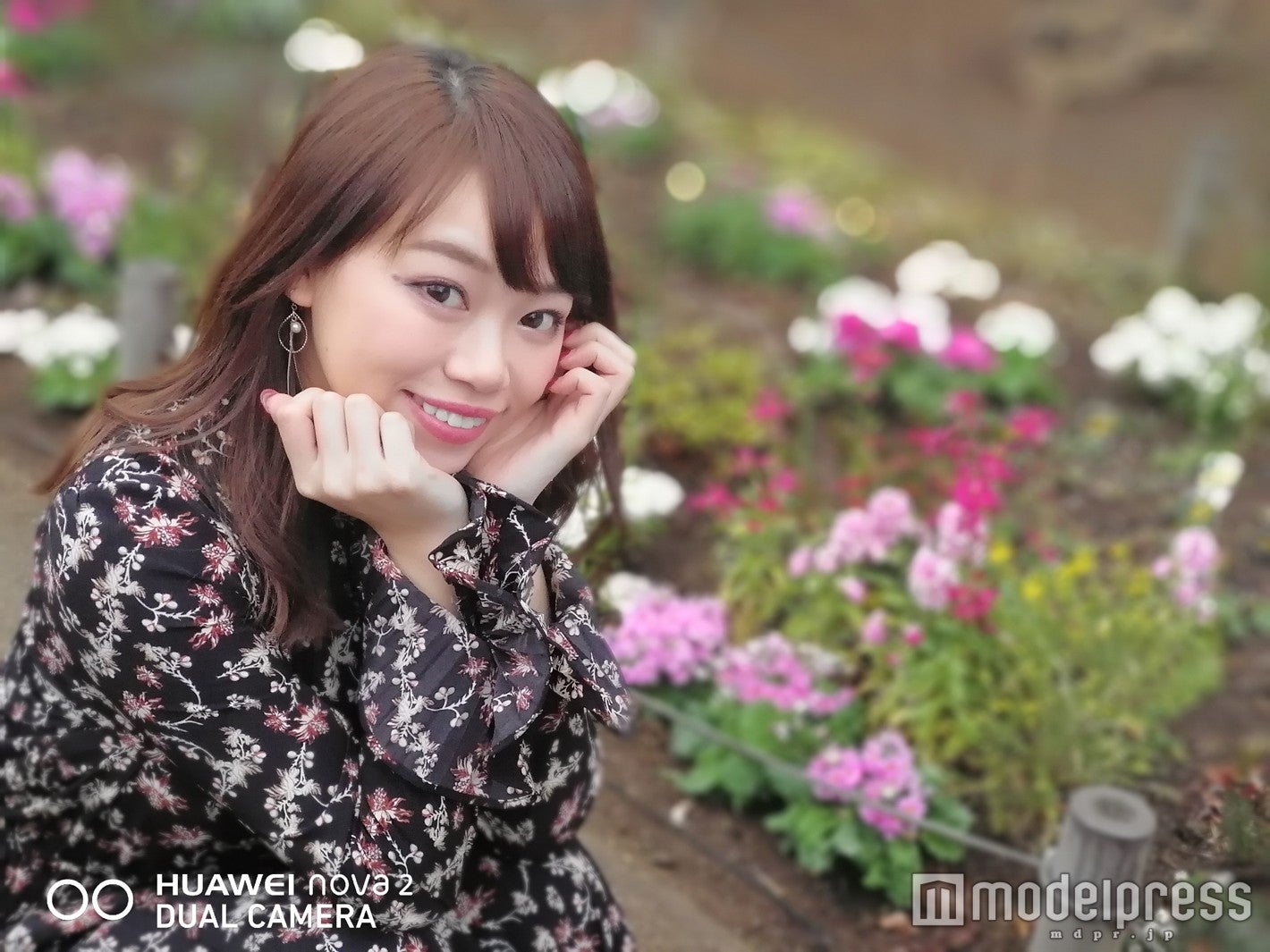 メインカメラも「ポートレートモード」で美人度までアップ／「HUAWEI nova 2」で撮影