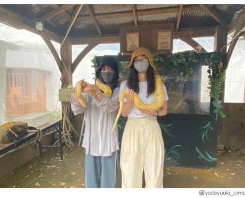 乃木坂46与田祐希、西野七瀬とプライベートで北海道旅行 “よだせまる”密着ショットに反響殺到「可愛すぎる」「本当の姉妹みたい」