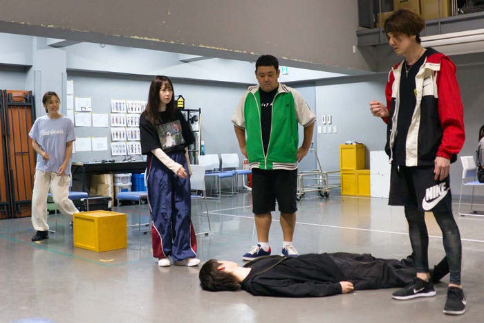 「かまいたちの夜 ~THE LIVE~」稽古の様子(提供写真)