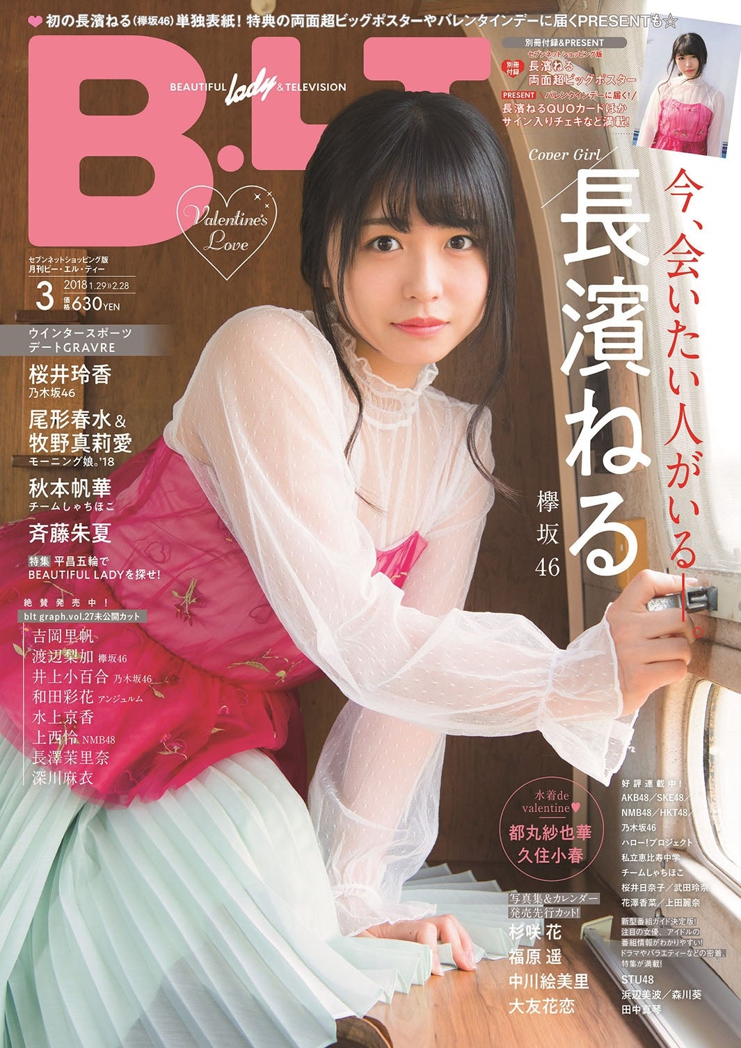「B.L.T.2018年3月号 セブンネットショッピング版」（東京ニュース通信社刊）