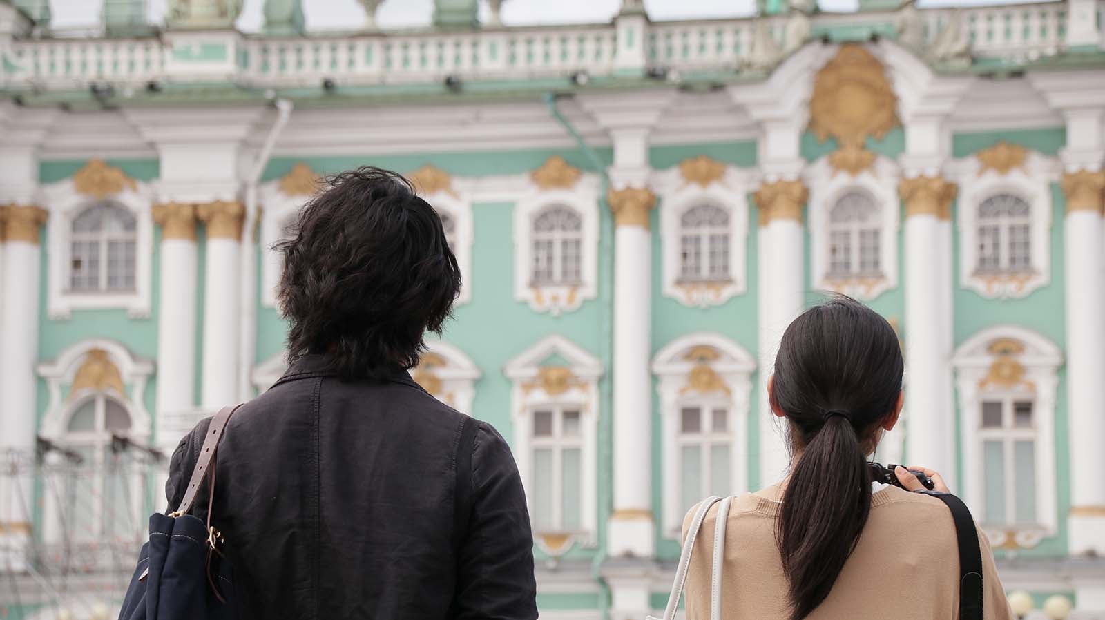 番組の様子（C）2019「ソローキンの見た桜」製作委員会