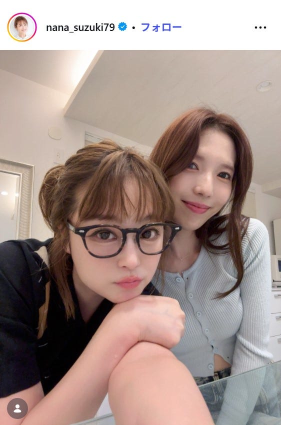 鈴木奈々Instagramより