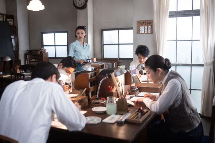 鳴海唯、津田健次郎、今田美桜ら「あんぱん」第77話(C)NHK