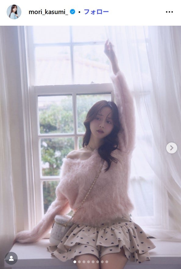 森香澄Instagramより
