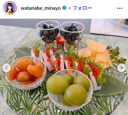 渡辺美奈代Instagramより