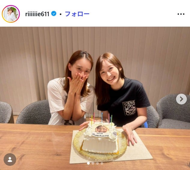 田中理恵Instagramより