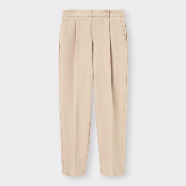 GU　今旬パンツ　値下げ　おトク　ストレッチテーパードパンツ