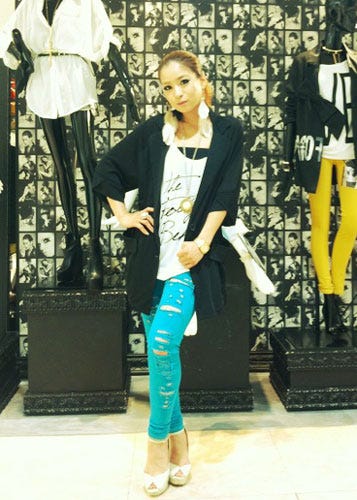 今週の真崎ゆか私服コーデ