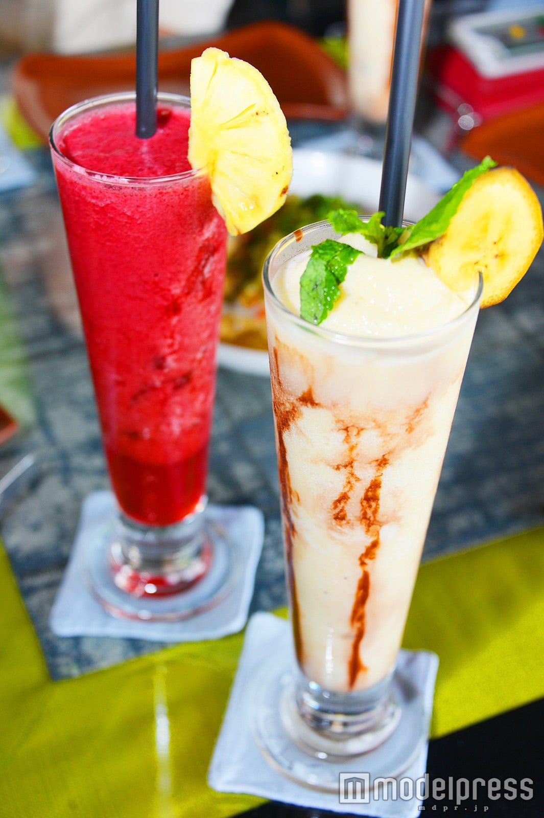 スイカやバナナを使ったシェイク（C）モデルプレス