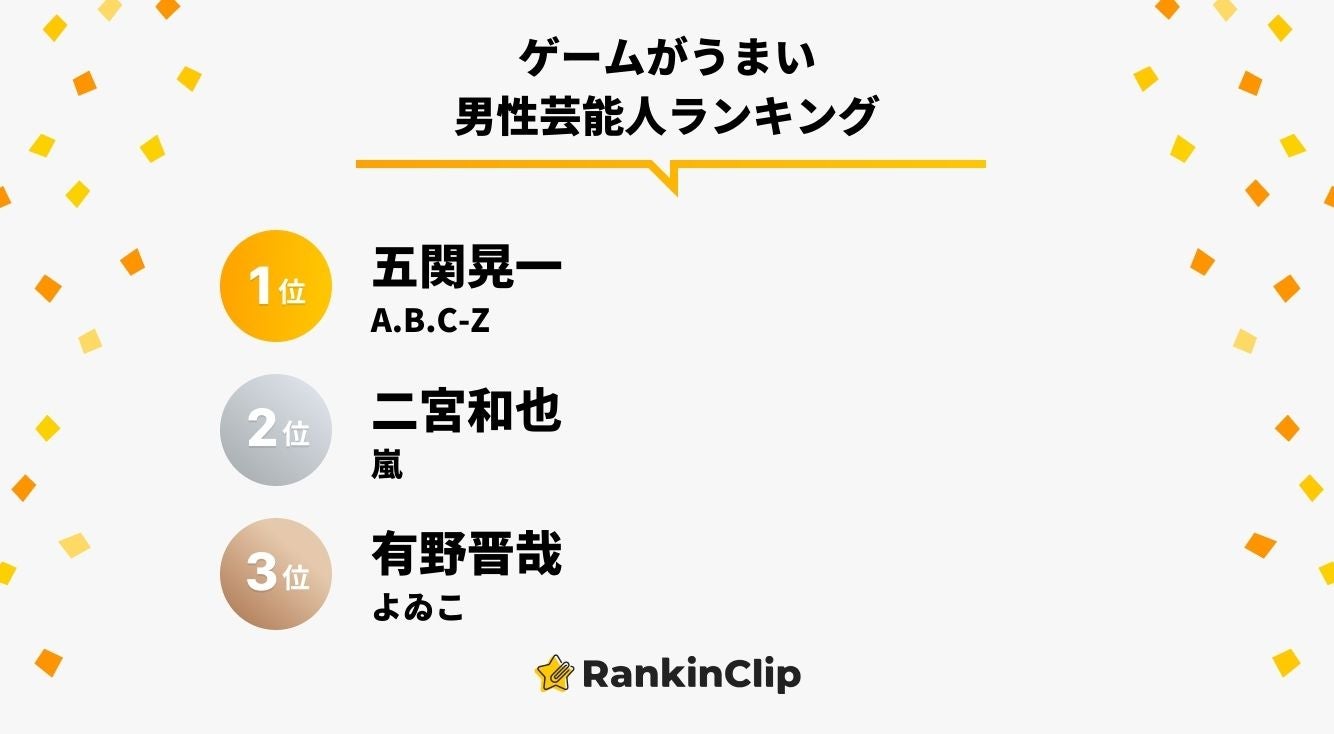 ゲームがうまい男性芸能人ランキング モデルプレス