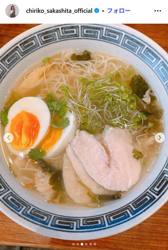 坂下千里子Instagramより