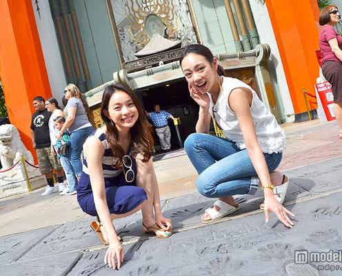 ハリウッドスター達の足跡を発見 LAで映画の世界を体感