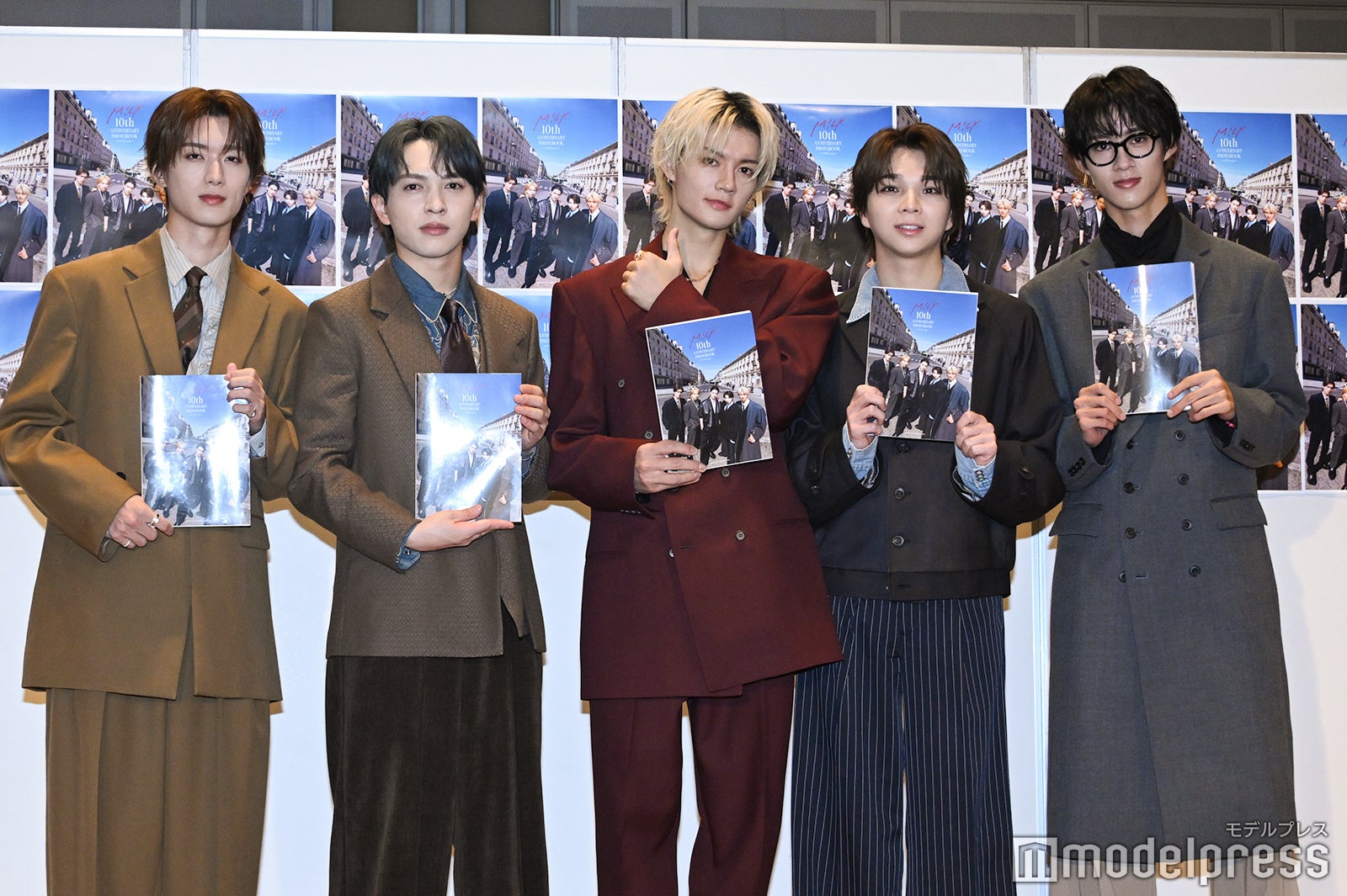 M!LK／山中柔太朗、吉田仁人、佐野勇斗、塩崎太智、曽野舜太（C）モデルプレス