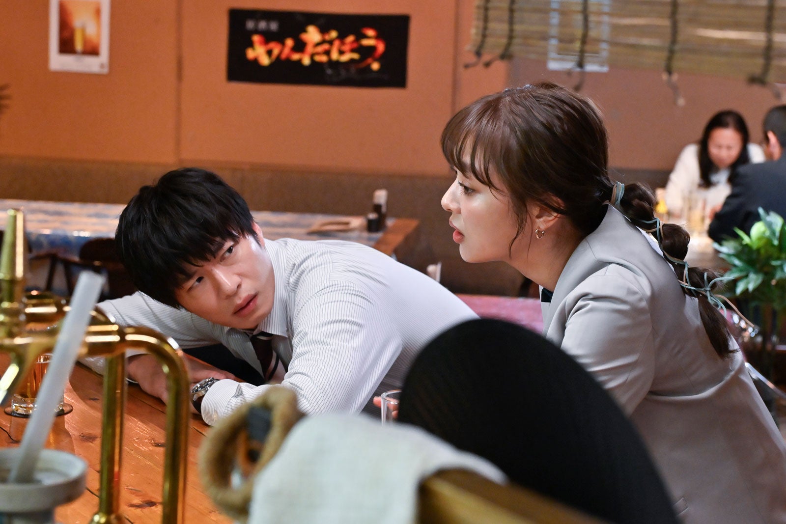 田中圭、内田理央「おっさんずラブ-リターンズ-」第3話（C）テレビ朝日