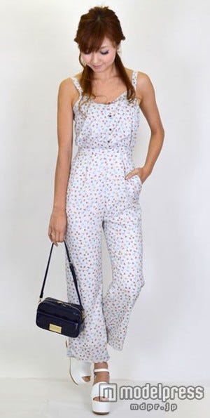 「Lily Brown」小花柄オールインワン「DOUBLE HEART」13,176円(税込)