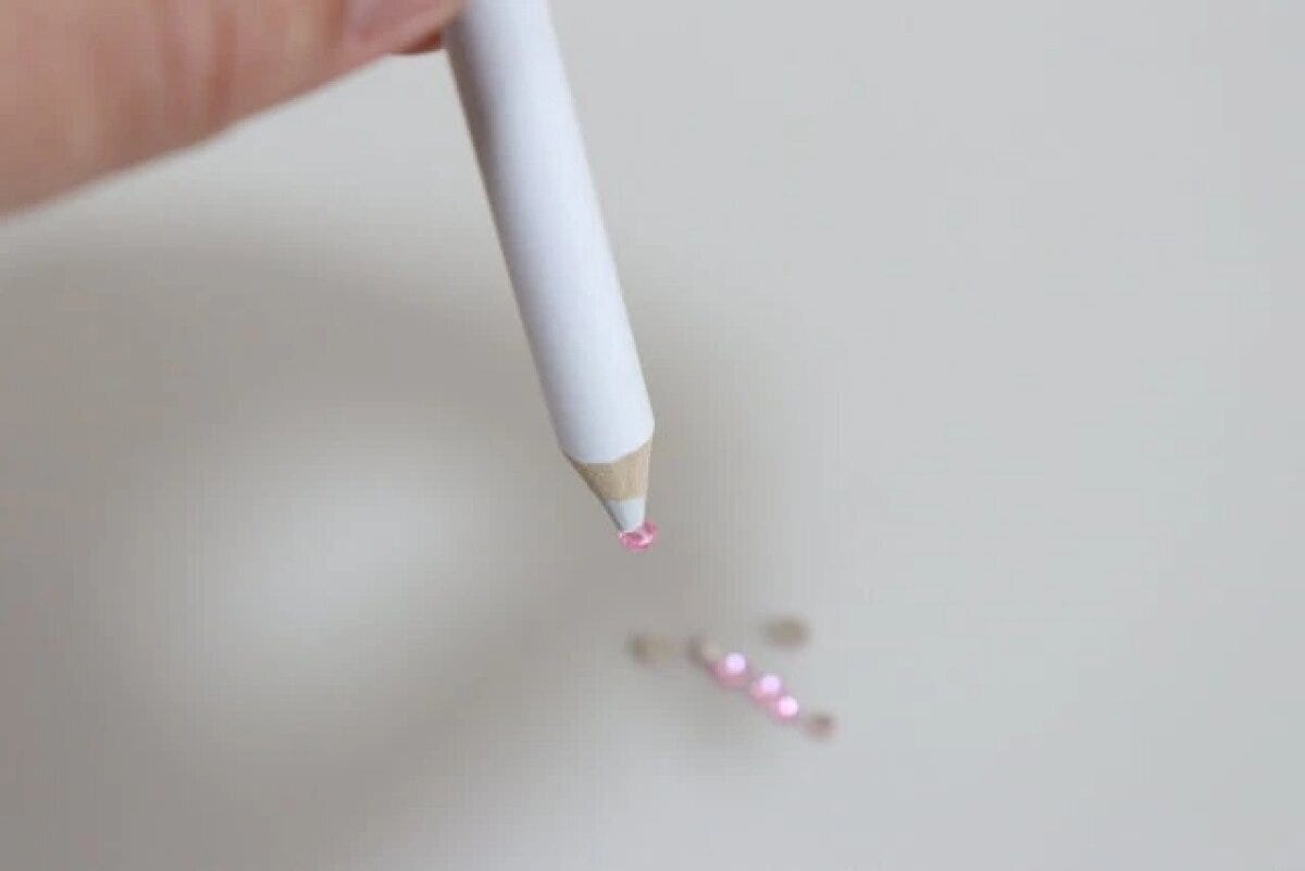 ダイソーのストーンキャッチペンの使用例