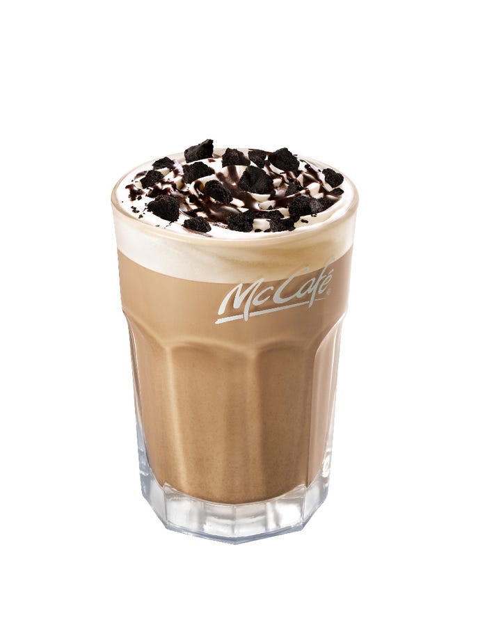 オレオホットカフェモカ/画像提供:日本マクドナルド