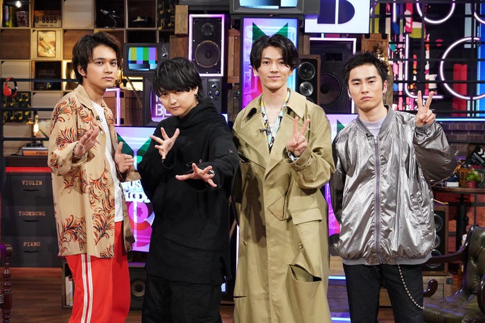 北村匠海、橘柊生、矢部昌暉、泉大智(DISH//) (C)日本テレビ